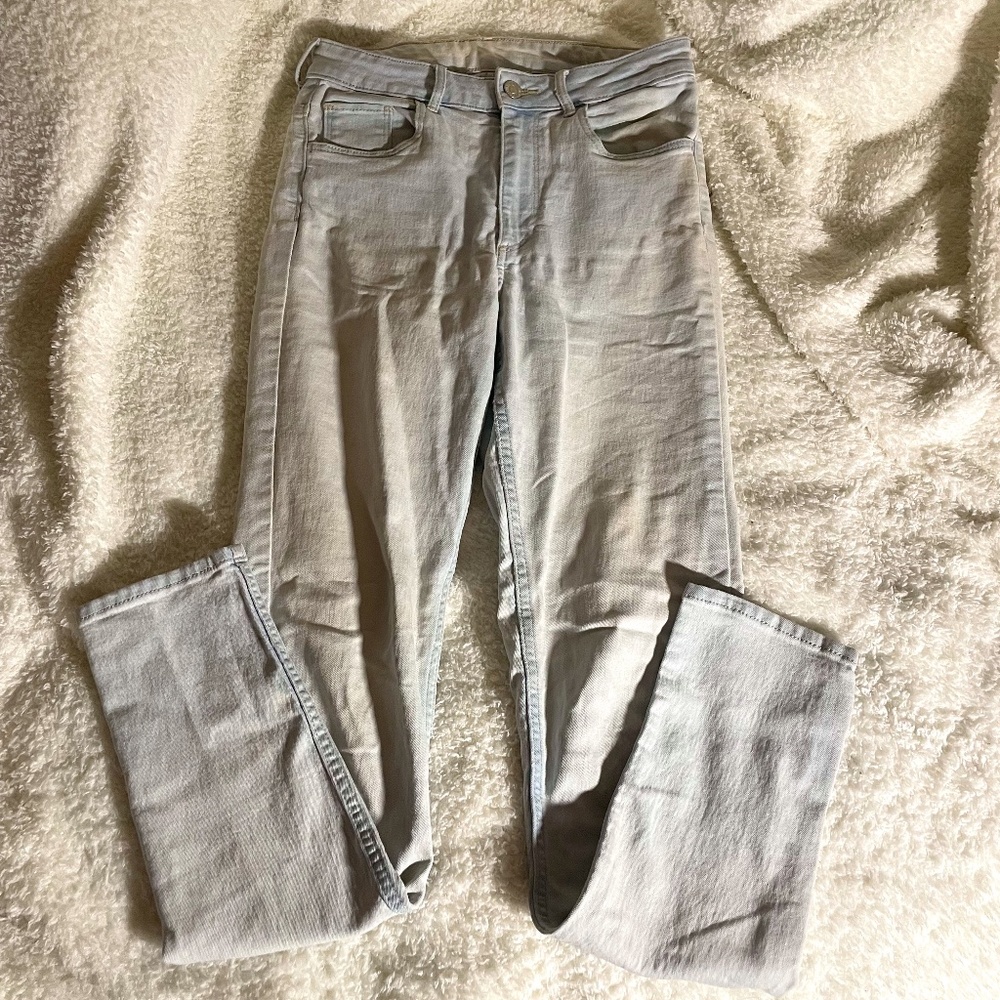 light blue jeans